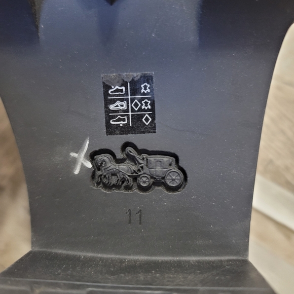 Coach Leah Loafer Black Leather Size 11 - Picture 10 of 11